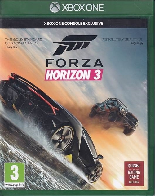 Forza Horizon 3 - Xbox One Spil (B-Grade) (Genbrug)